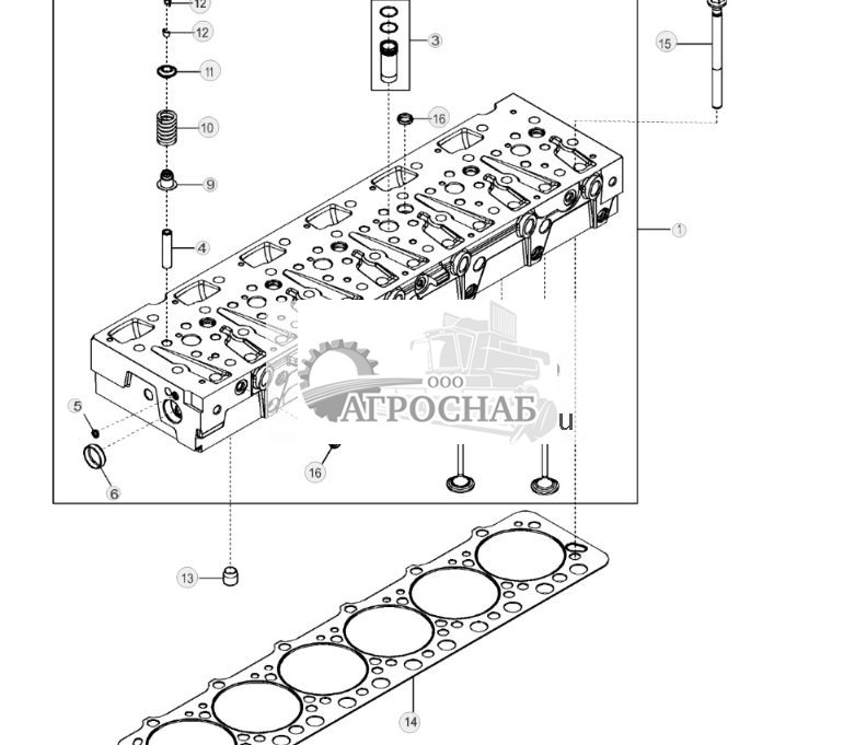 5101 Головка блока цилиндров с клапанами - ST130096 24.jpg